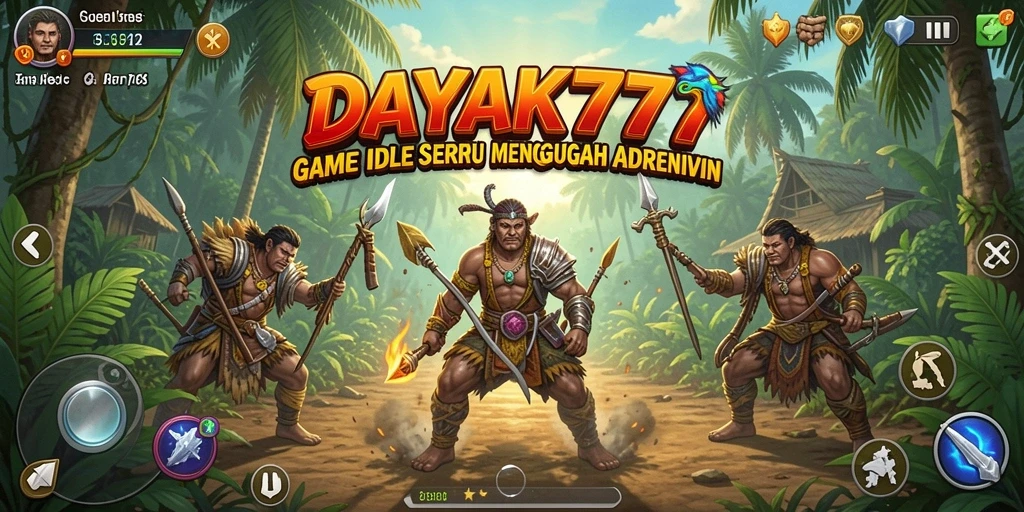 Tampilan menarik dari gameplay DAYAK777 dengan elemen Idle.