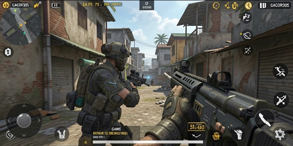 Screenshot gameplay menampilkan aksi seru dalam GACOR305.