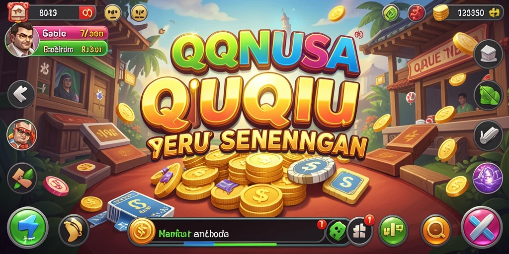 Tampilan gameplay QiuQiu yang menarik dan interaktif.