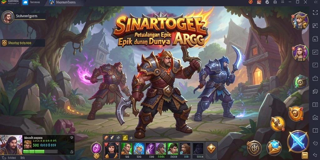 Tampilan gameplay menegangkan di dunia ARPG SINARTOGEL.