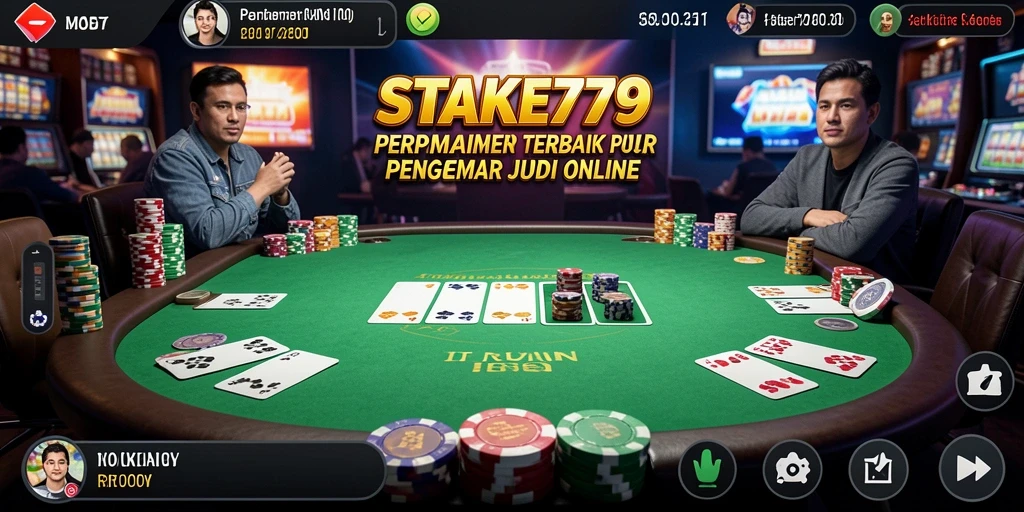 Tampilan seru gameplay Poker di STAKE779 yang menarik.