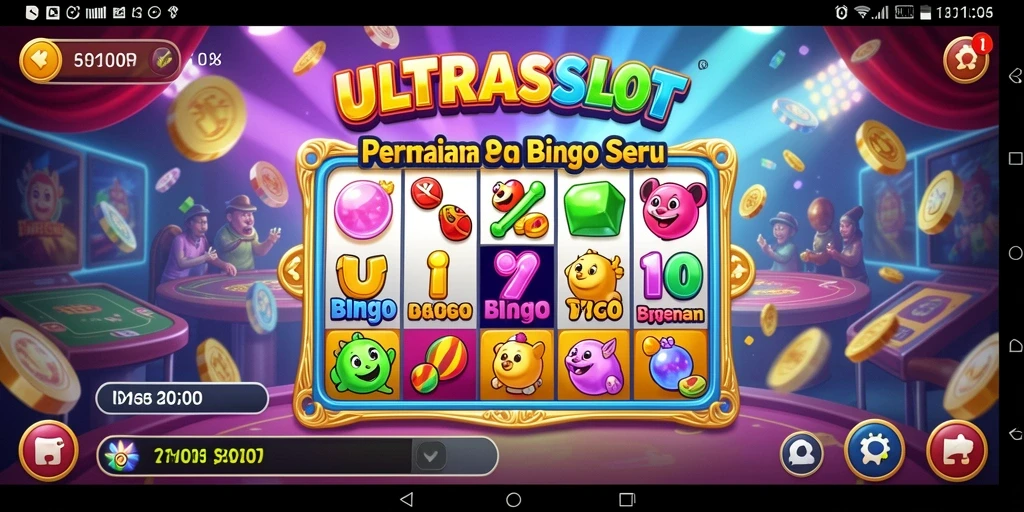 Tampilan gameplay seru pada ULTRASLOT Bingo.