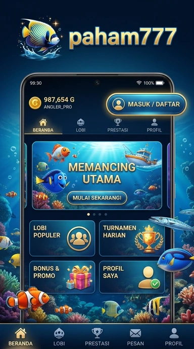 Tampilan antarmuka paham777 yang sederhana dan intuitif.